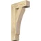 Ekena Millwork Thorton Block Rough Sawn Bracket, Douglas Fir, 4"W x 14"D x 26"H BKT04X14X26THR05RDF - alternate 1